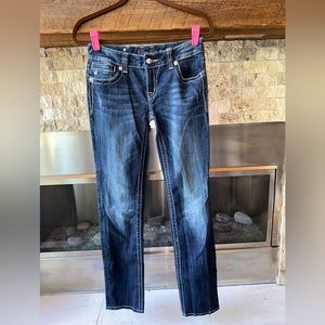 Miss Me Denim Jeans 28 Straight Leg